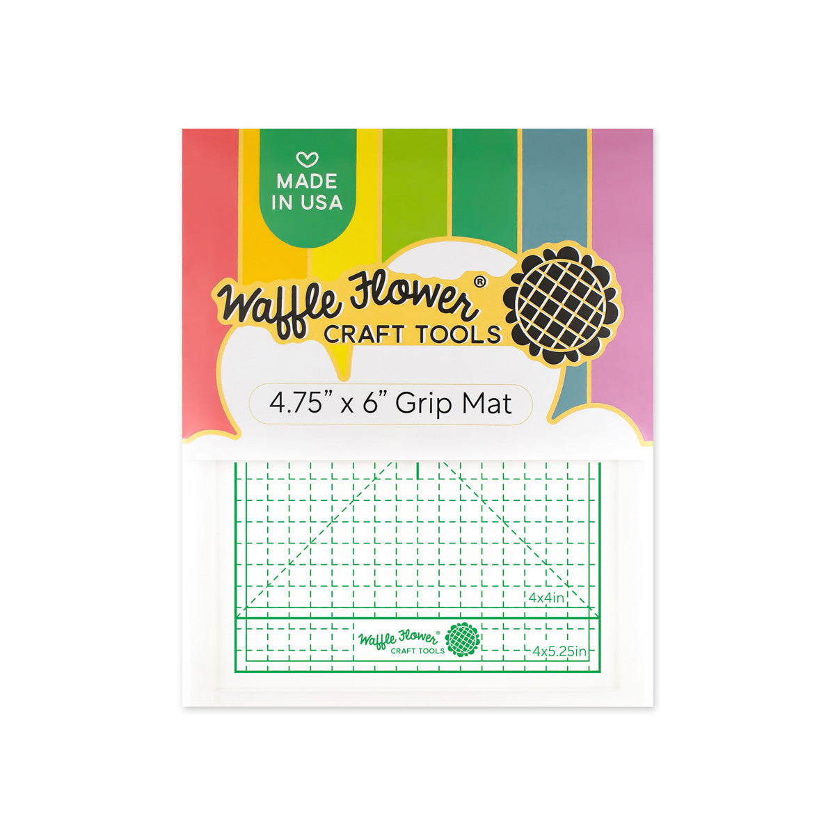 Waffle Flower 4.75 x 6 Grip Mat Version 2