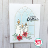 Avery Elle Candlelight Christmas Clear Stamp & Die Set Bundle