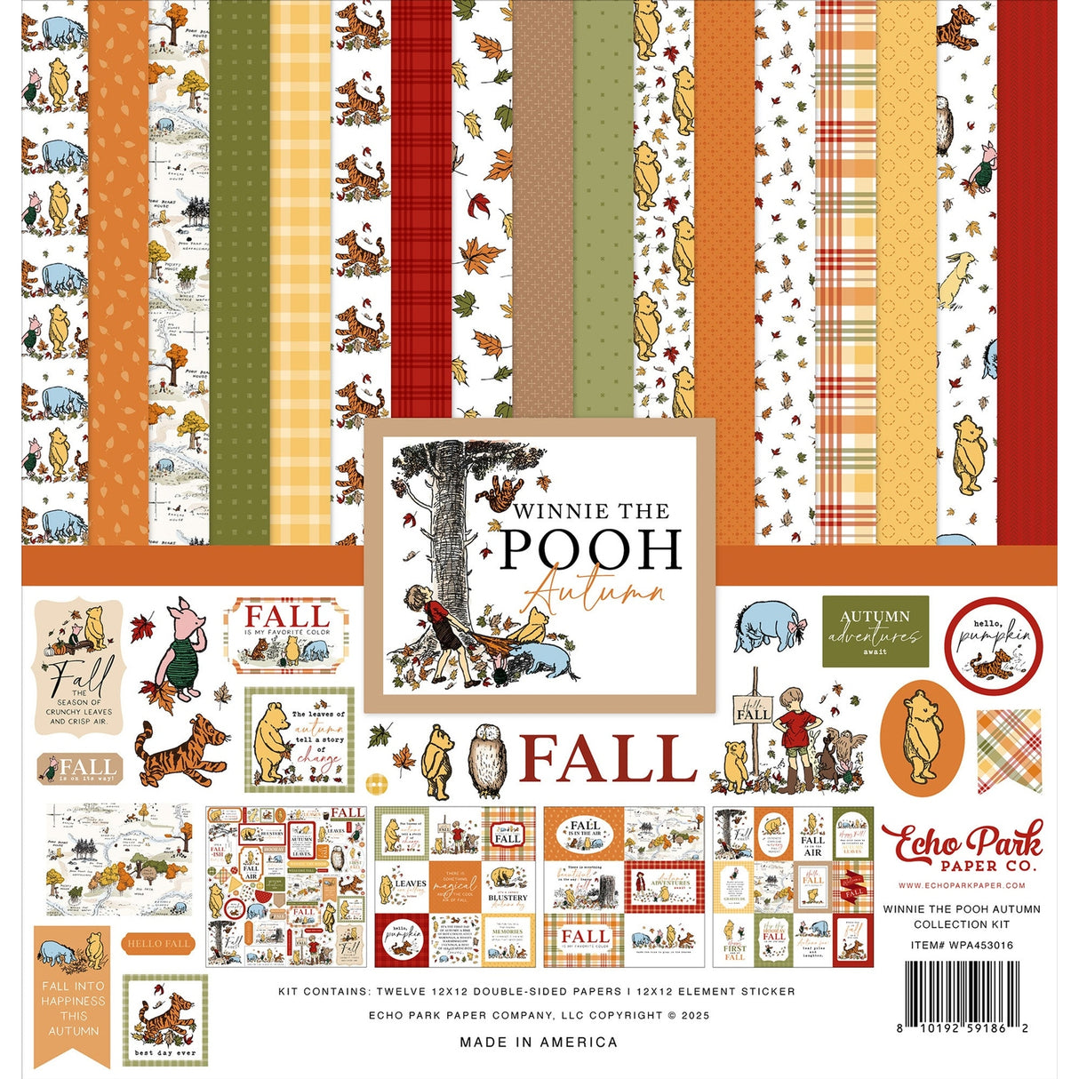 *COMING SOON* Echo Park Winnie The Pooh Autumn Collection Kit