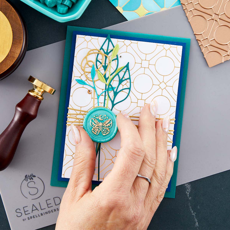 Spellbinders Sealed Squiggles Etched Dies - Sealed by Spellbinders Collection