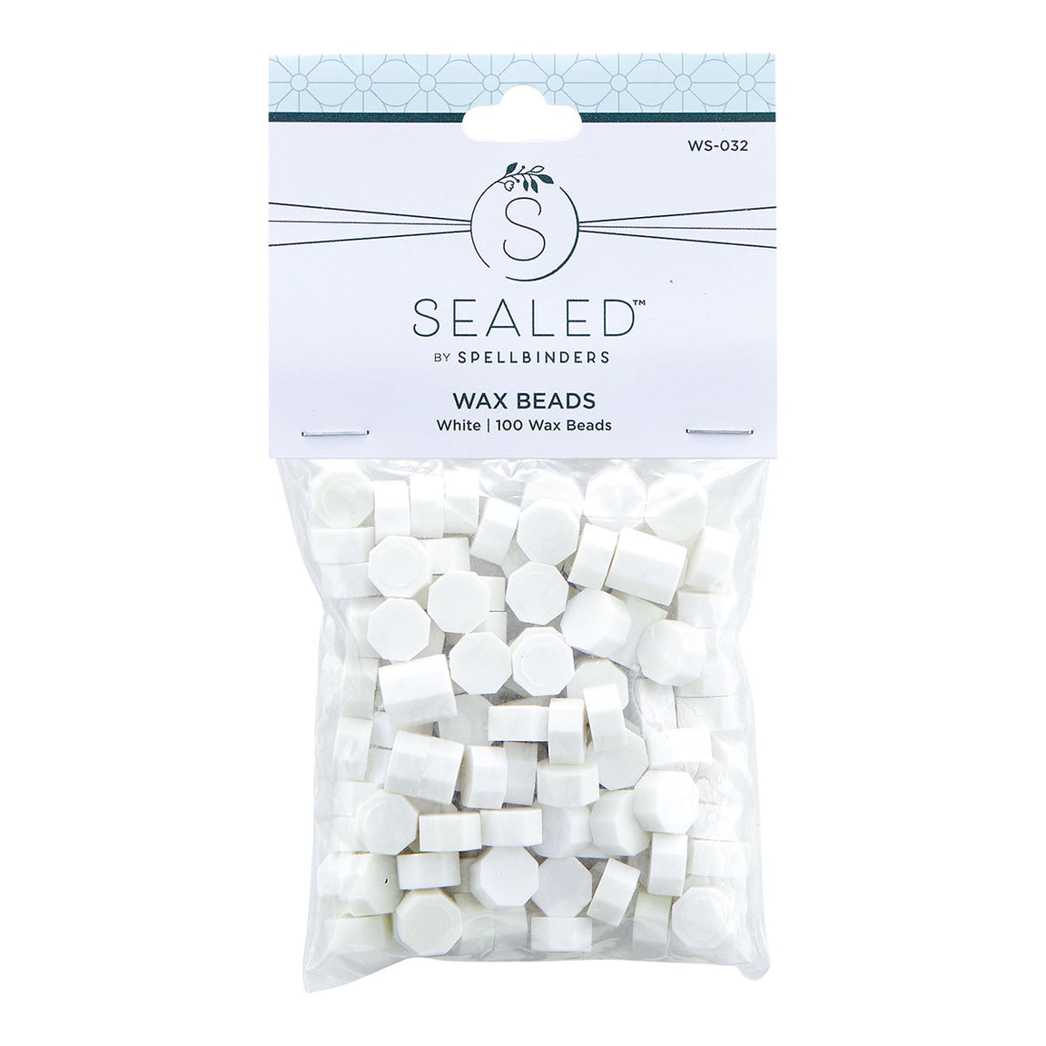 Spellbinders White Wax Beads - Sealed by Spellbinders Collection