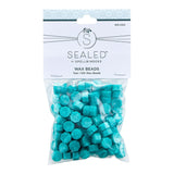 Spellbinders Teal Wax Beads - Sealed by Spellbinders Collection