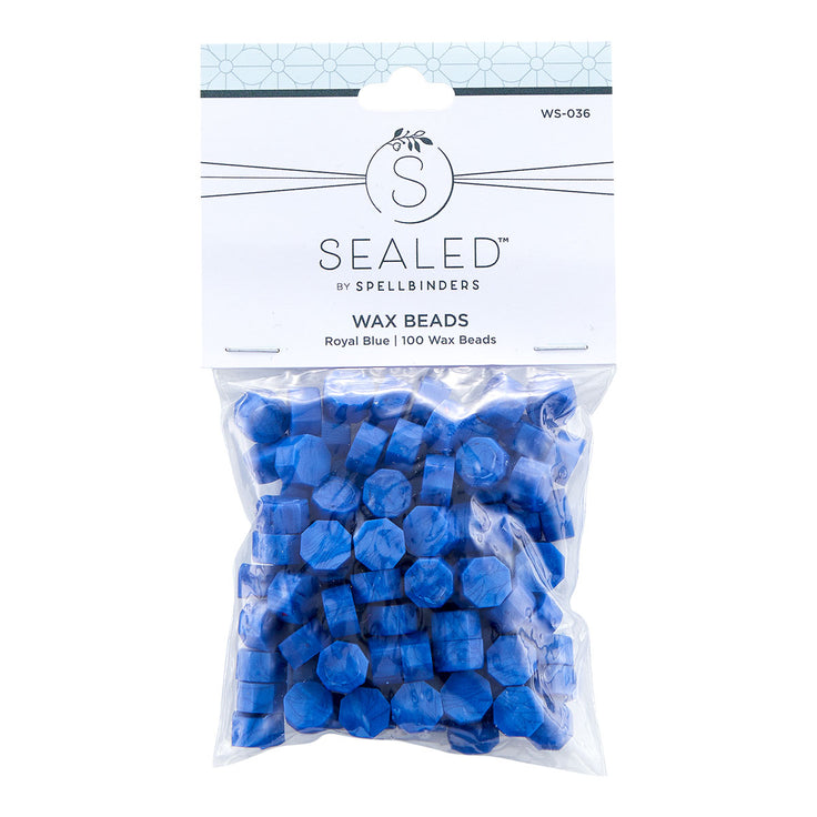 Spellbinders Royal Blue Wax Beads - Sealed by Spellbinders Collection