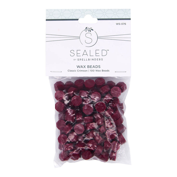 Spellbinders Classic Crimson Wax Beads - Sealed by Spellbinders Collection