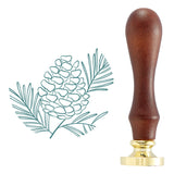 Spellbinders Pine Cone Spray Wax Seal Stamp - Sealed for Christmas Collection
