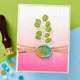 Spellbinders Oval Hello Wax Seal Stamp - Propagation Garden Collection by Annie Williams