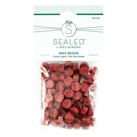 Spellbinders Candy Apple Wax Beads from the Sealed 3D Christmas Collection