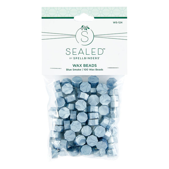 Spellbinders Blue Smoke Wax Beads - Sealed 3D Christmas Collection