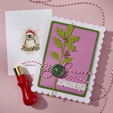 Spellbinders Super Star Mini 3D Wax Seal from the Holiday Magic Collection