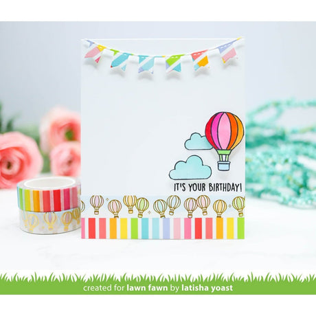 Lawn Fawn Up and Away Foiled Washi Tape