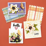 Spellbinders Build a Plaid Layered Stencil - Not Your Ordinary Card Collection - Wendy Vecchi