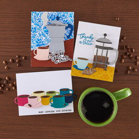 Hero Arts Coffee or Tea Stamp & Cut