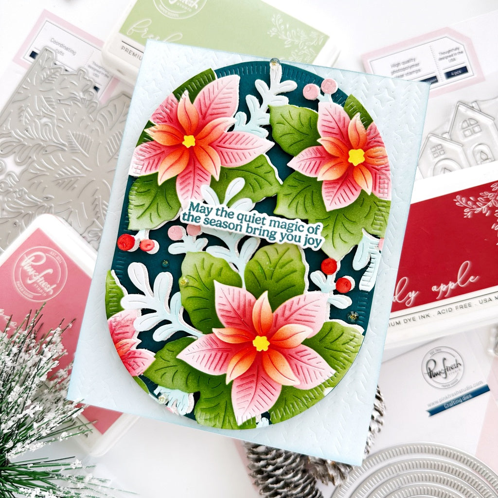 Pinkfresh Studio Evergreen Sparkle coverplate die