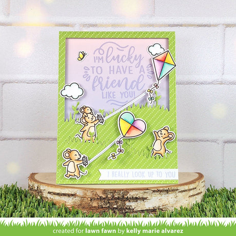 Lawn Fawn Whoosh, Kites! Stamp and Die Set Bundle