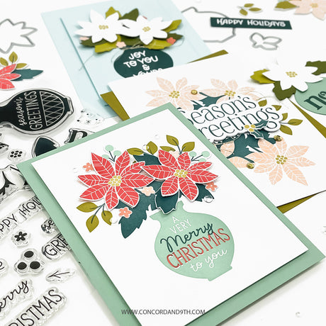 Concord & 9th Winter Bouquet Stamp Set (6 x 6)