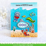 Lawn Fawn Stitched Wave Border Die