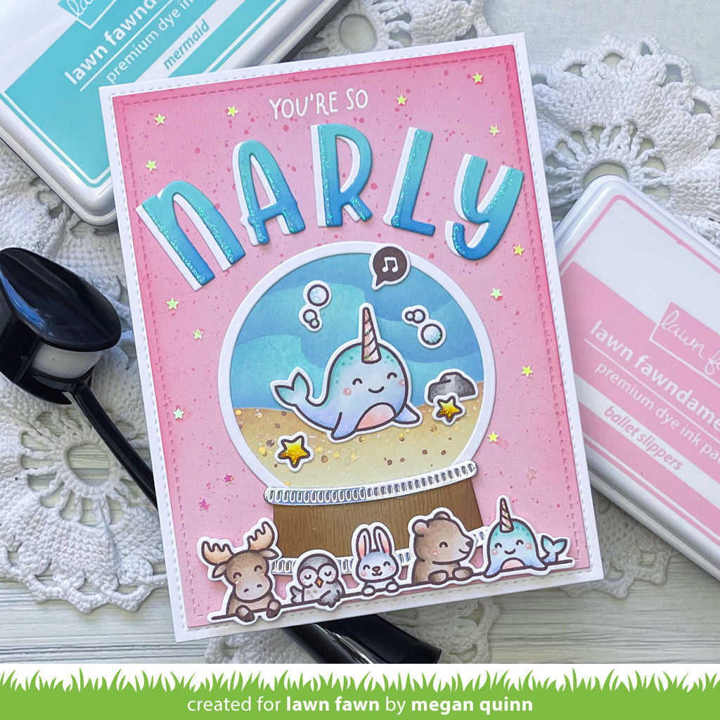 Lawn Fawn You're so Narly Stamp and Die Set Bundle