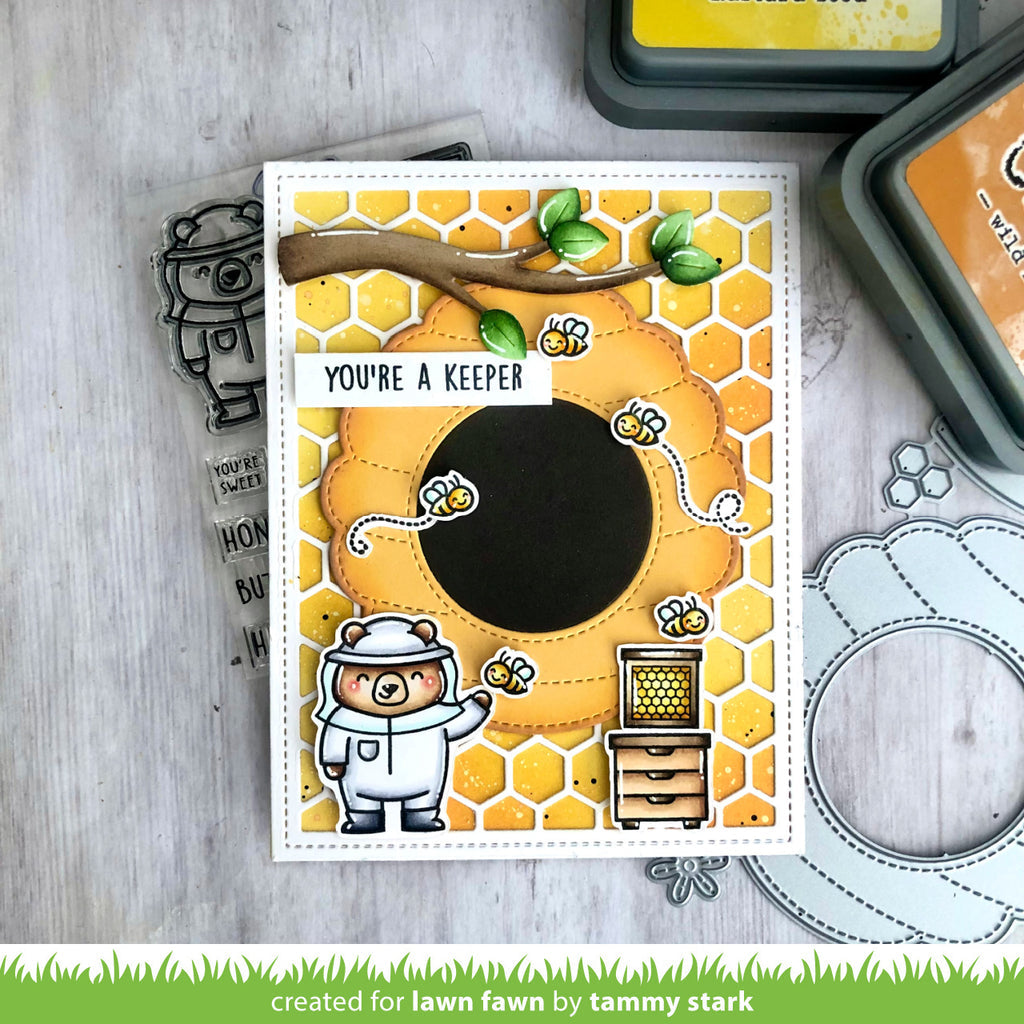 LAWN FAWN stamps + store dies including limited edition Bee kit