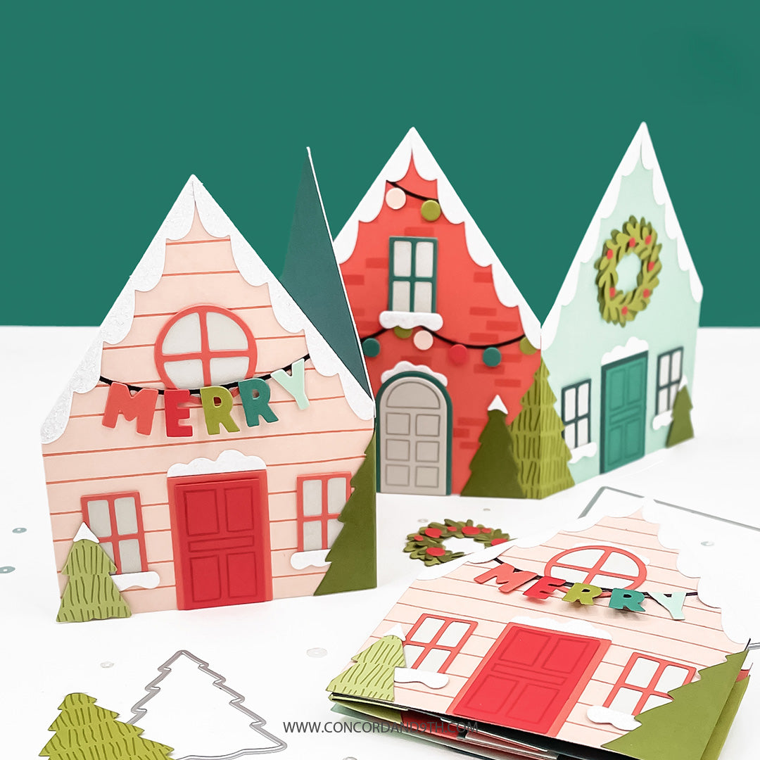 Concord & 9th Yuletide Lane Stamp Set (4 x 6)
