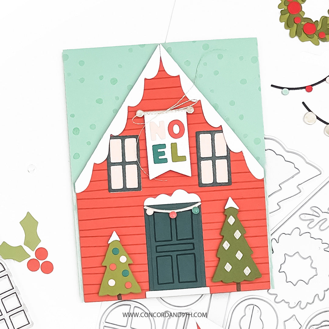 Concord & 9th Yuletide Lane Stamp Set (4 x 6)