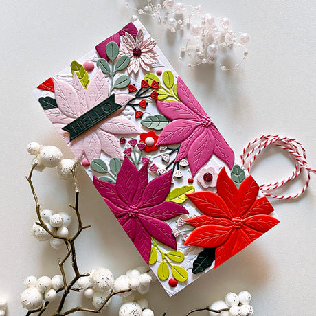 Spellbinders Petite Blooms and Sentiments - Merry & Bright Collection