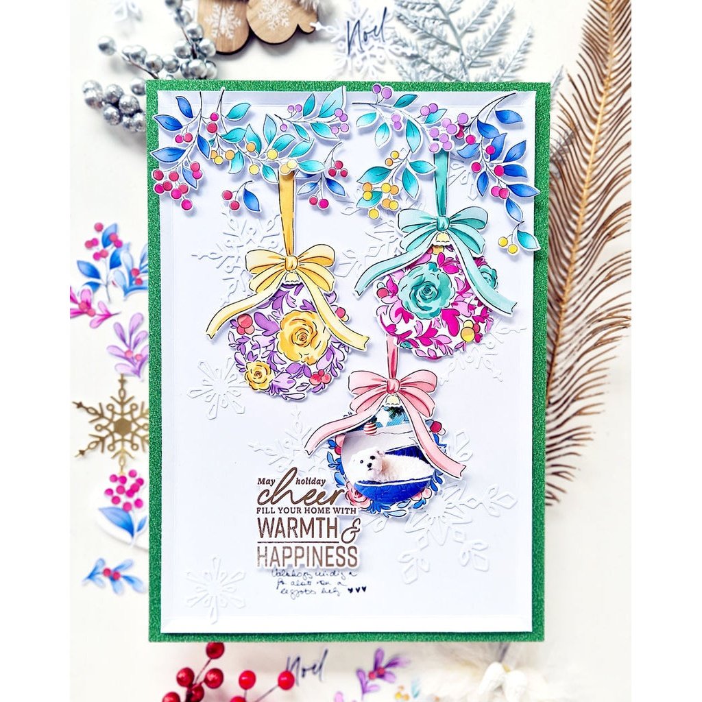 Pinkfresh Studio Holiday Large Sentiments Stamp