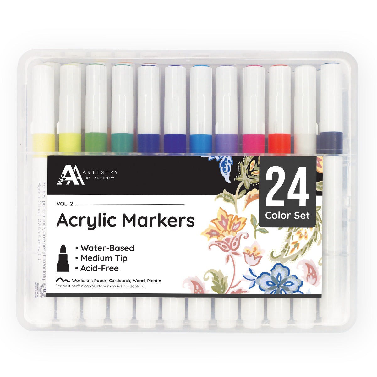 Altenew Acrylic Marker 24 Color Set - Vol. 2