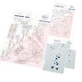 Pinkfresh Studio Beautiful Soul Stamp, Die & Stencil Bundle