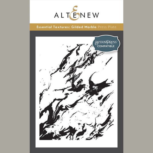 Altenew Essential Textures: Gilded Marble Press Plate