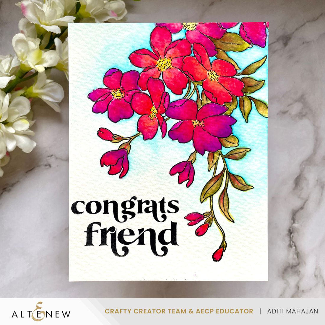 Altenew Lovely Flowers Press Plates/Foil Plates