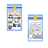 Sunny Studio Stamps Big Panda Stamp & Die Bundle