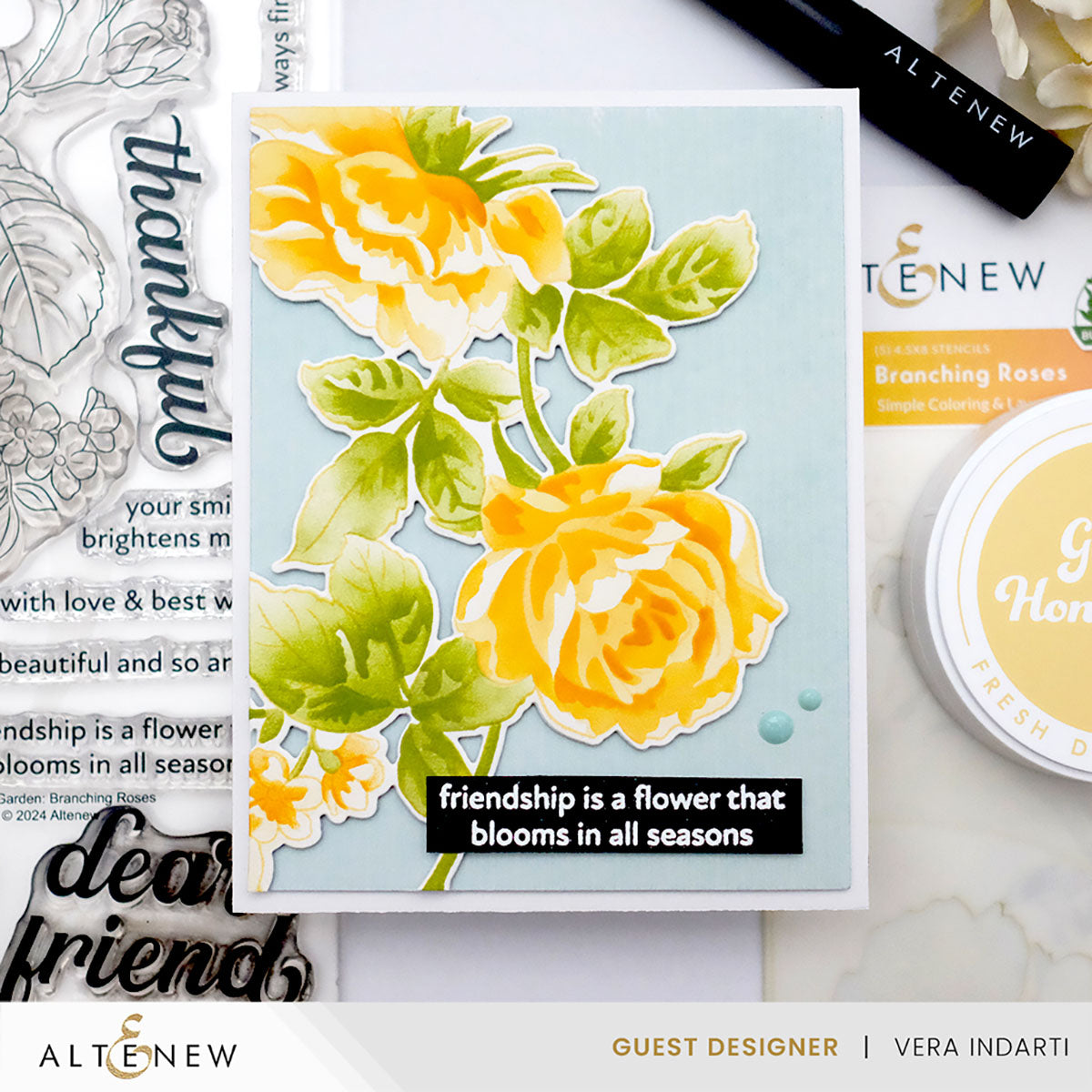 Altenew Build-a-Garden: Branching Roses & Add-on Die Bundle