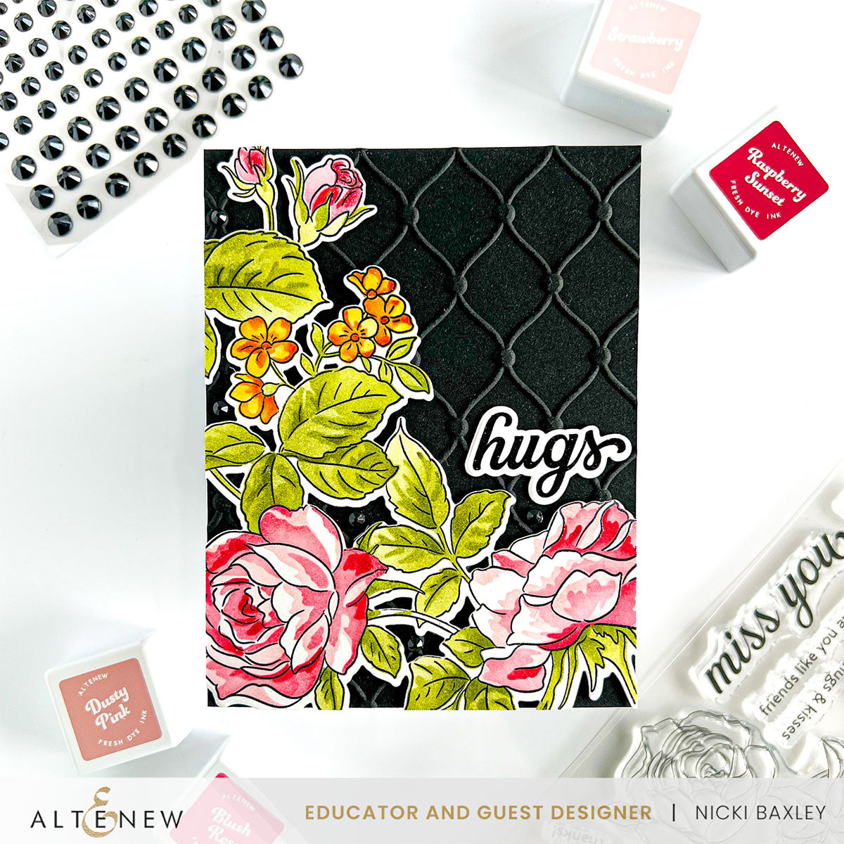 Altenew Build-a-Garden: Branching Roses & Add-on Die Bundle