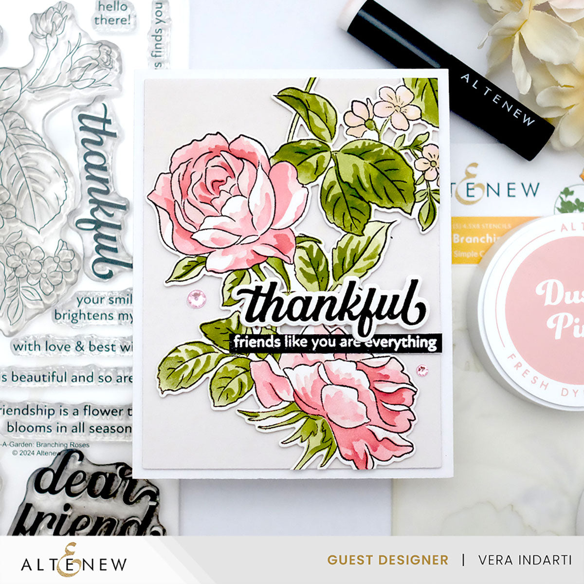 Altenew Build-a-Garden: Branching Roses & Add-on Die Bundle