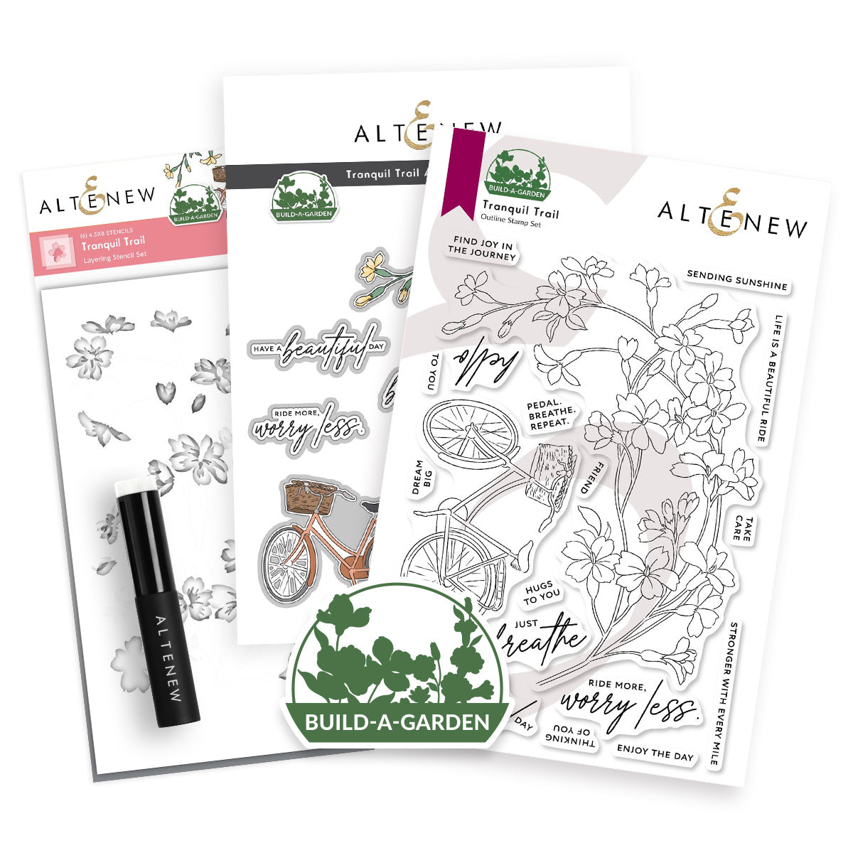 Altenew Build-A-Garden: Tranquil Trail & Add-on Die Bundle