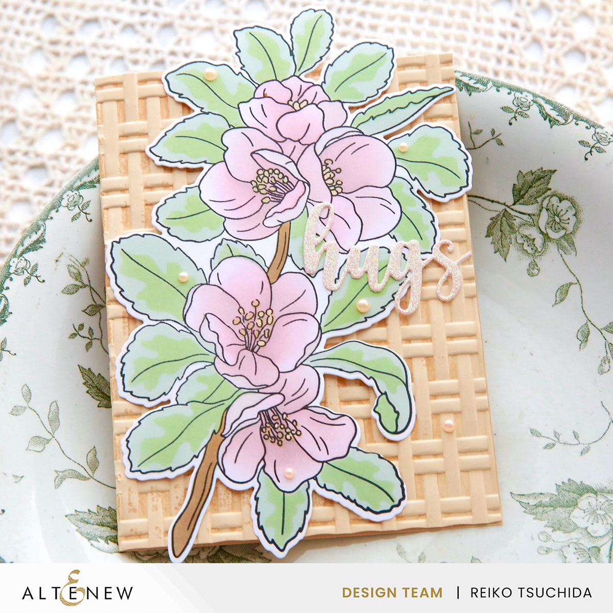 Altenew Flowering Quince Stamp Set