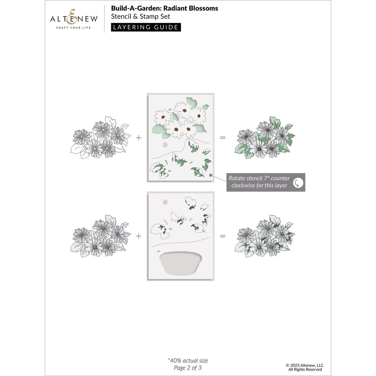 Altenew Build-A-Garden: Radiant Blossoms