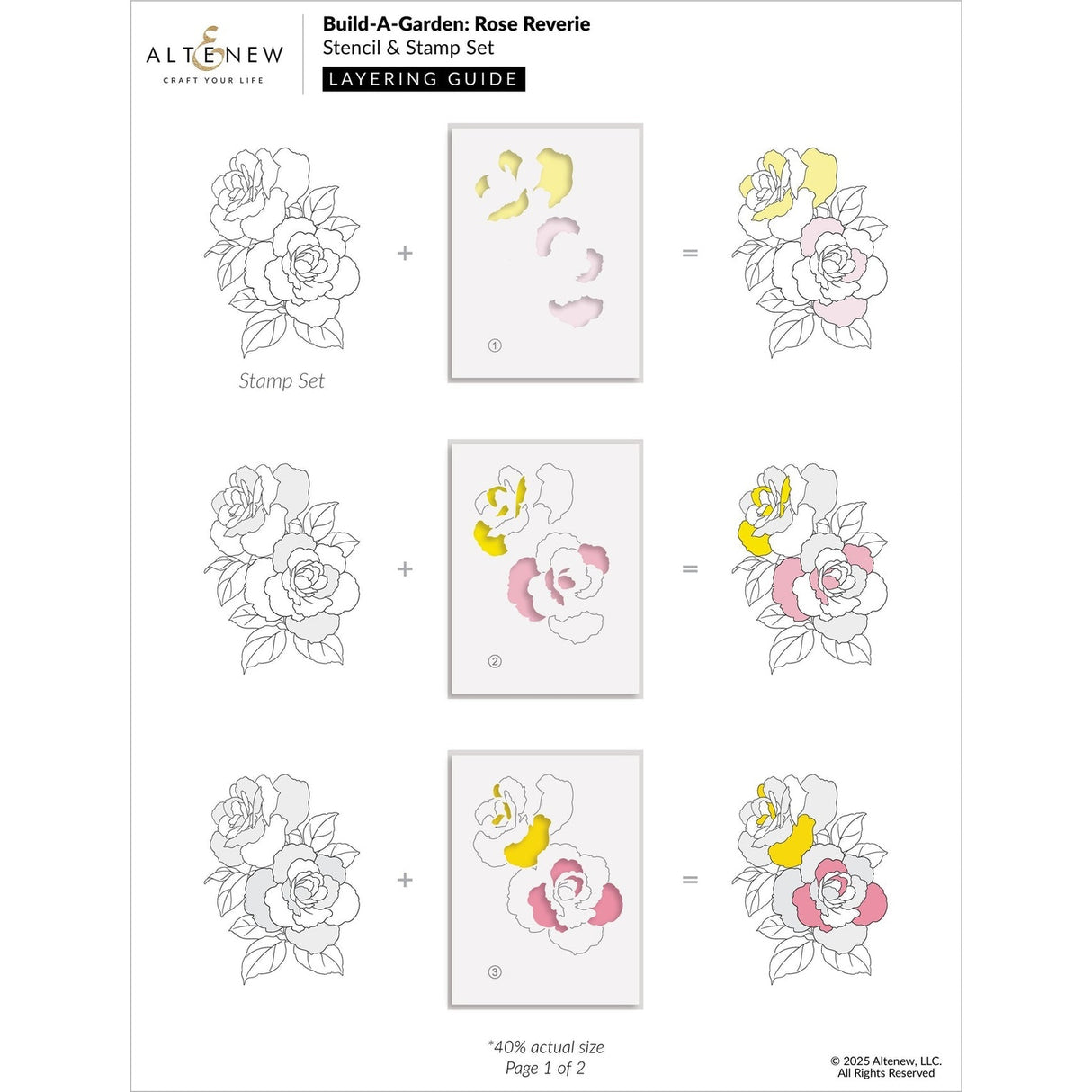 Altenew Build-A-Garden: Rose Reverie