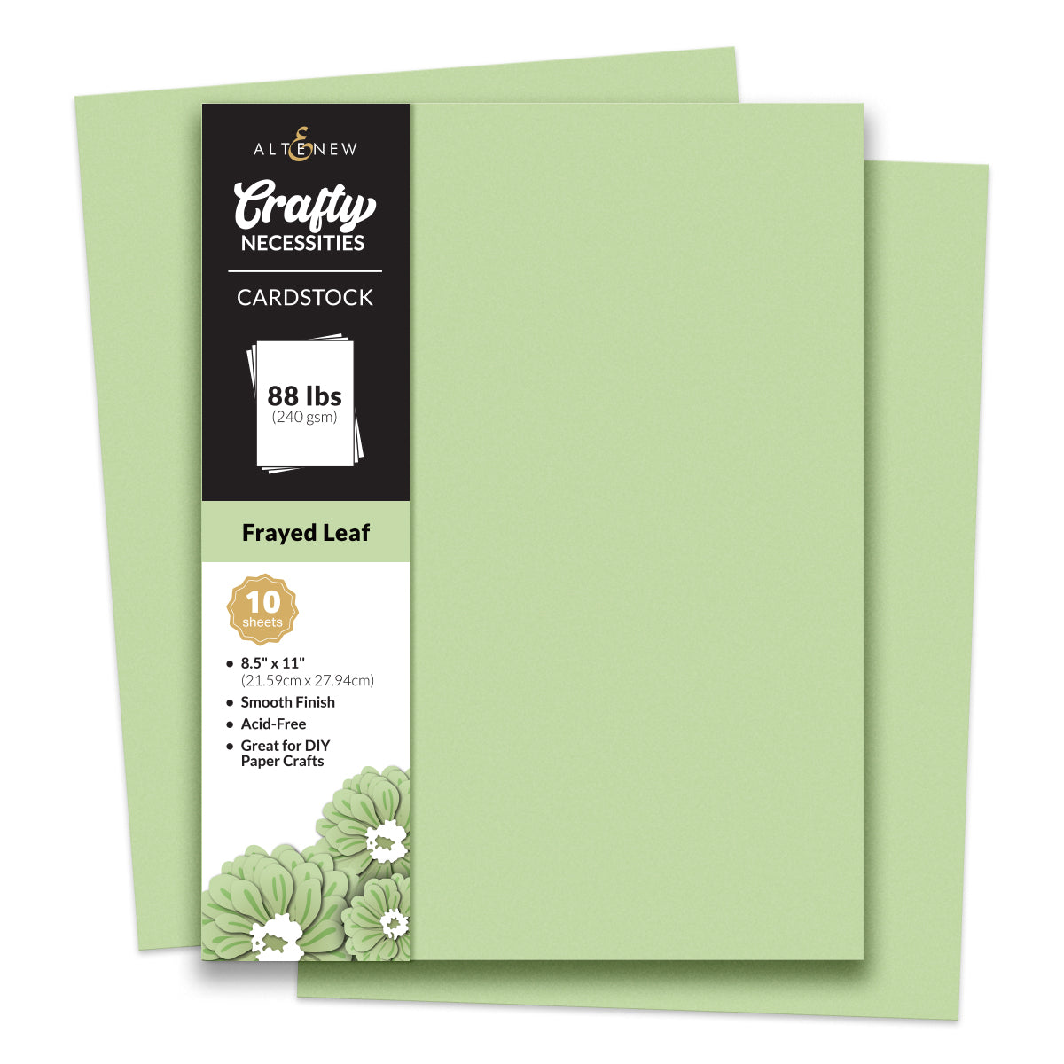 Altenew Frayed Leaf Cardstock 8.5" x 11" - 10 sheets