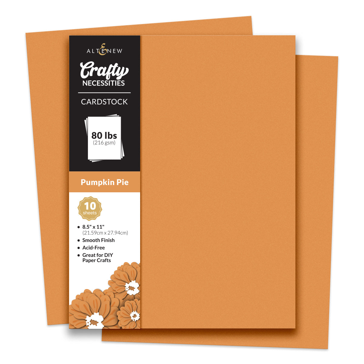 Altenew Pumpkin Pie Cardstock 8.5" x 11" - 10 sheets