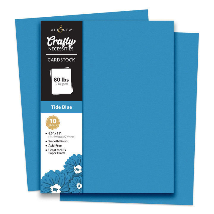 Altenew Tide Blue Cardstock 8.5" x 11" - 10 sheets