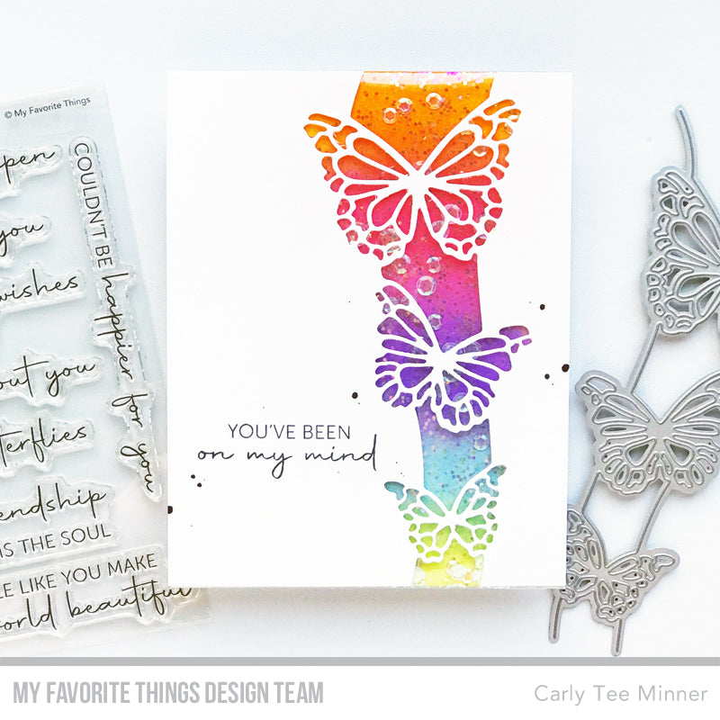 My Favorite Things You Give me Butterflies Stamp & Die Set Bundle