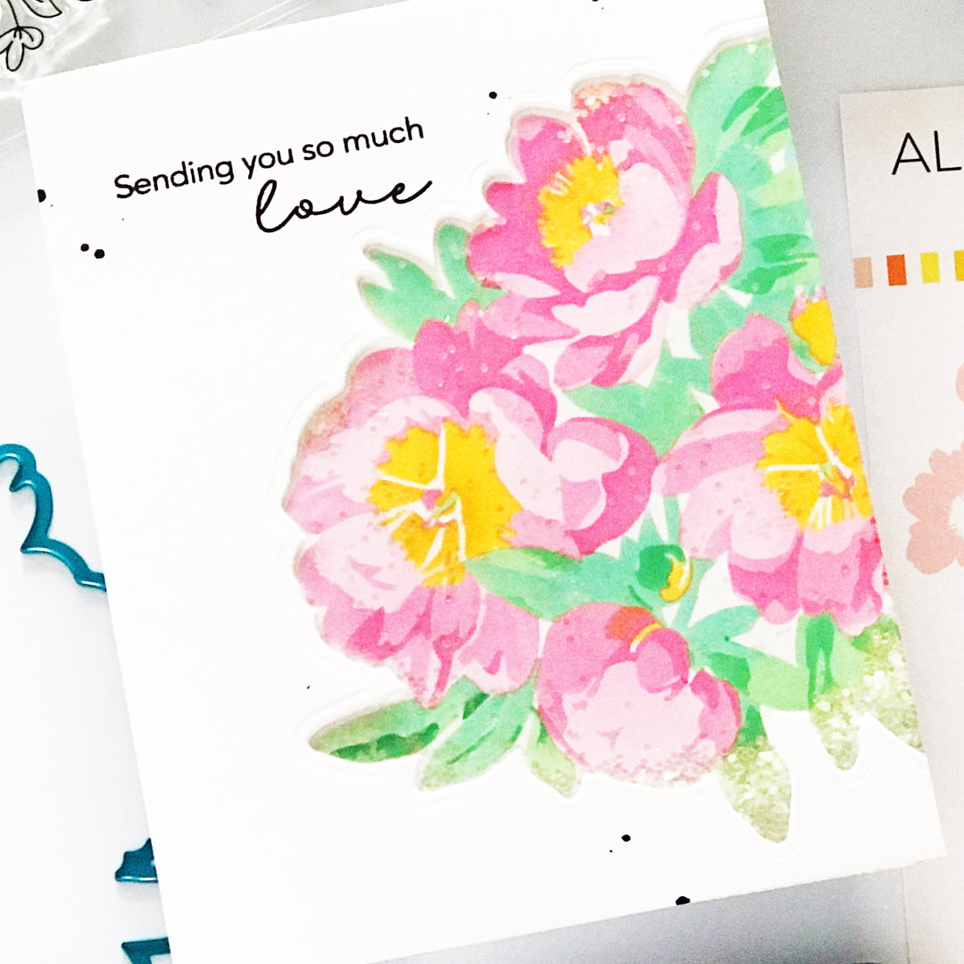 Alex Syberia Garden of Blooms Die & Stencil Bundle