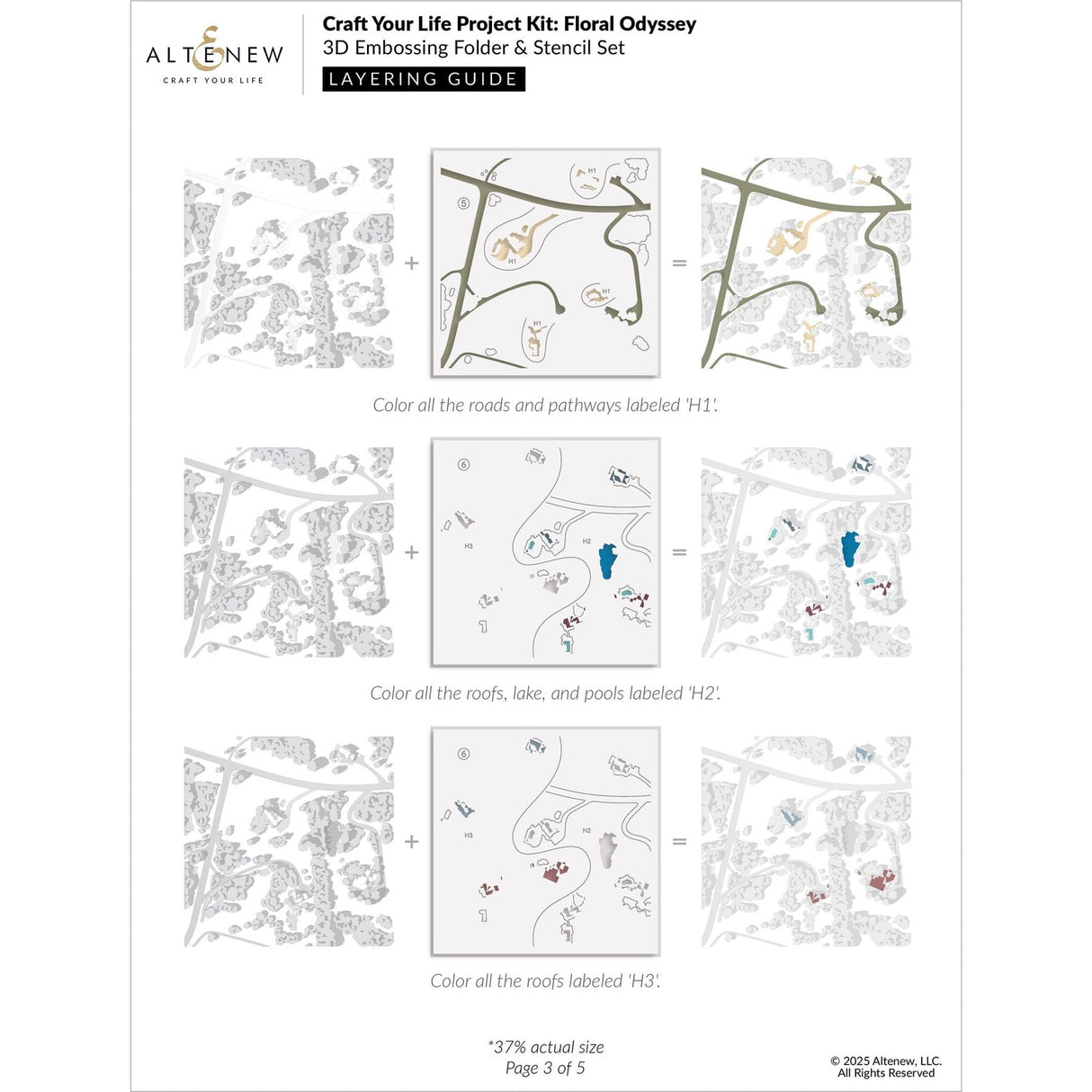Altenew Craft Your Life Project Kit: Floral Odyssey & Add-on Die Bundle