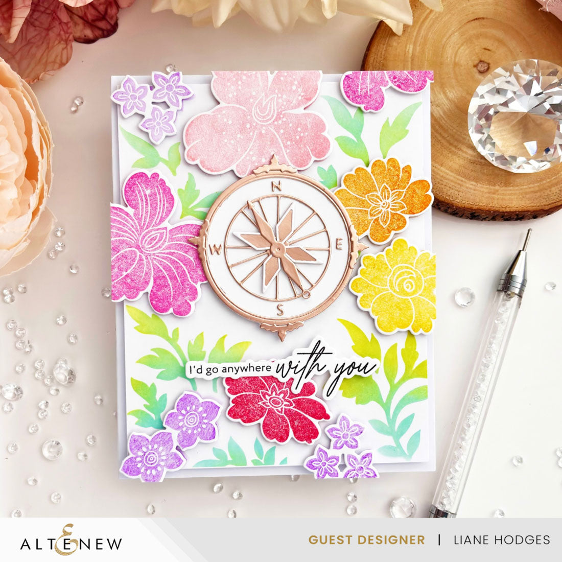 Altenew Craft Your Life Project Kit: Floral Odyssey & Add-on Die Bundle