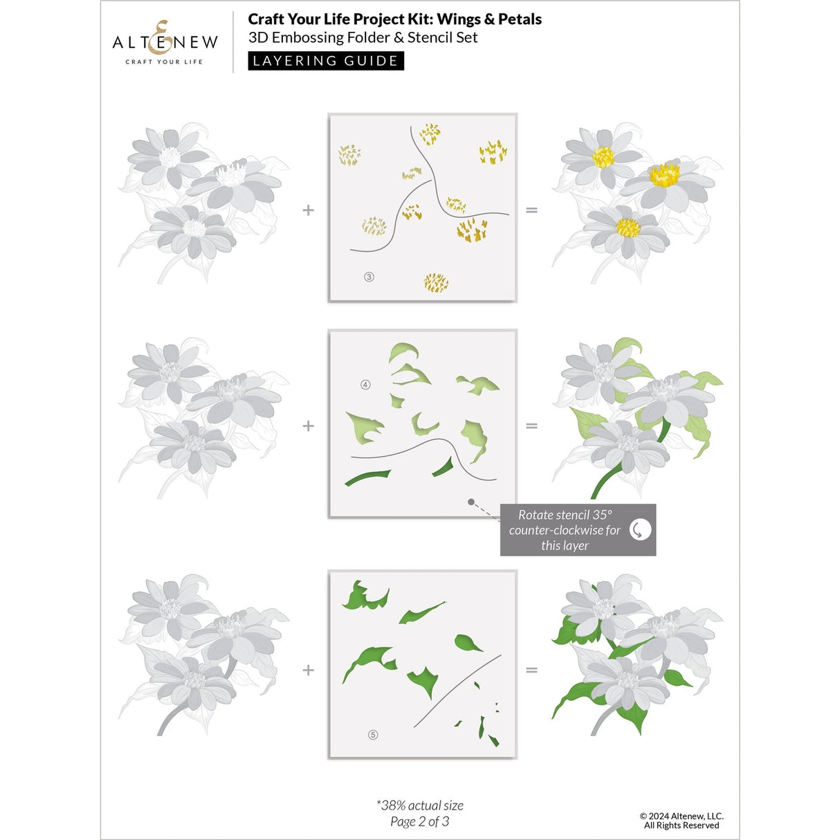 Altenew Craft Your Life Project Kit: Wings & Petals