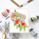 Pinkfresh Studio Delighted for You Stamp, Die, Stencil & Press Plate Bundle