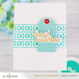 Altenew Best Wishes Tags Die Set