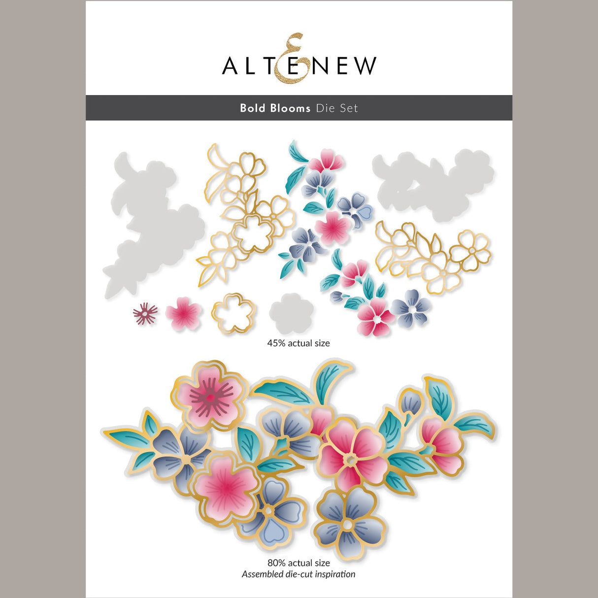 Altenew Bold Blooms Die Set