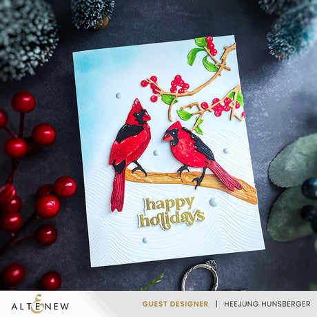 Altenew Cardinal Love Layering Die Set